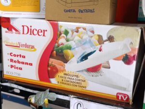 Talla verdures Dicer (talla, llesca i pica)