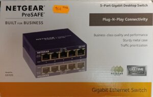 Switch Netgear ProSAFE GS105 de 5 ports Gigabit