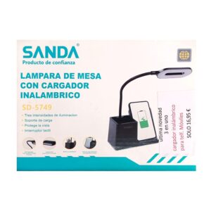 Làmpada de taula amb carregador sense fils Sanda SD-5749